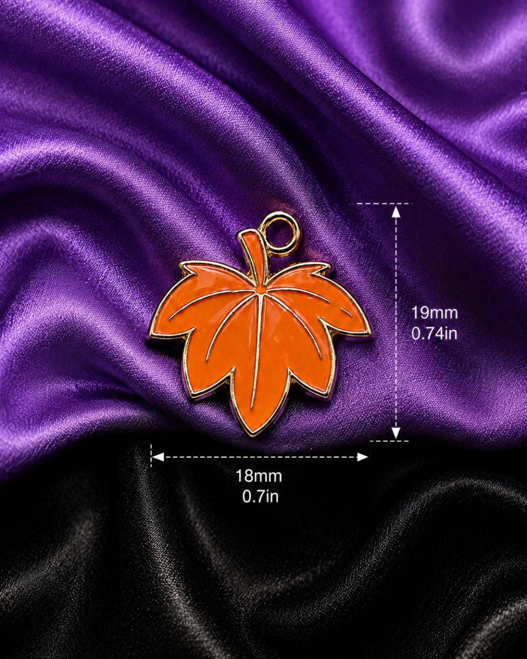 Autumn Leaf Charm