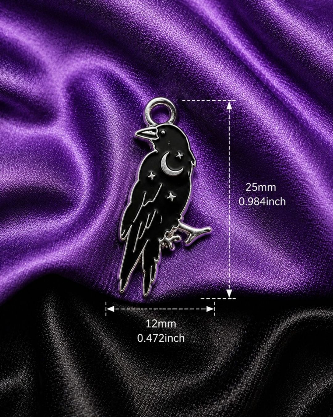 Mystic Raven Charm