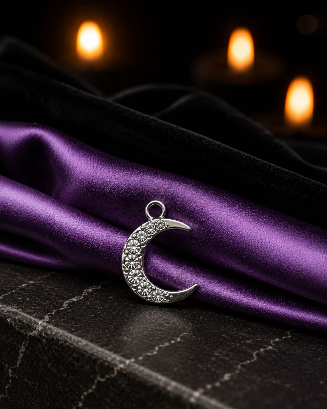 Crystal Crescent Charm