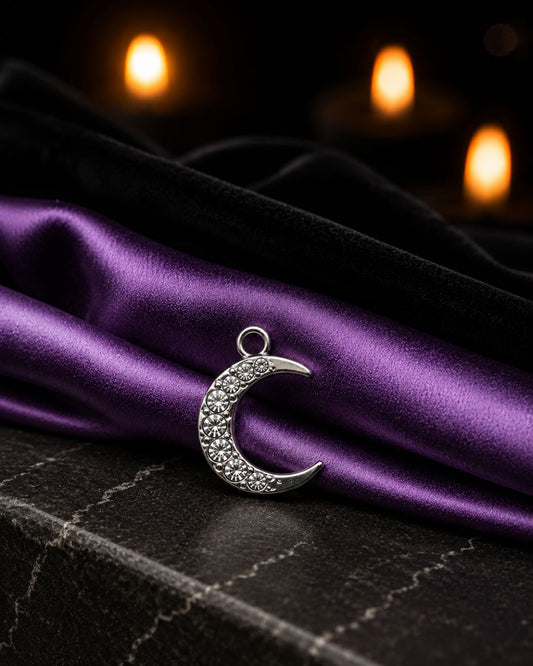 Crystal Crescent Charm