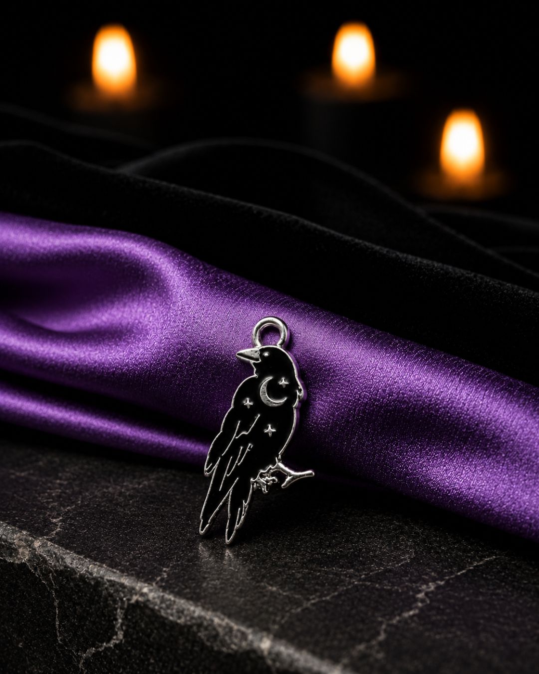 Mystic Raven Charm